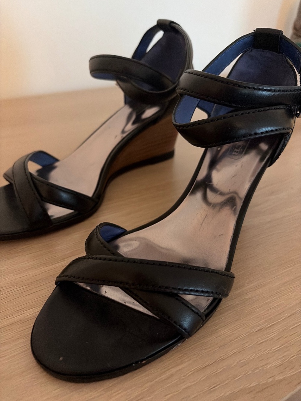 Coach wedge sandals 7.5